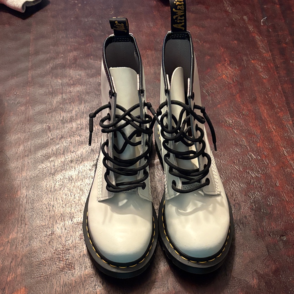 White Dr Martens Brand New
